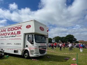 Britannia Alan Cook removals lorry at the Poringland Fete Platinum Jubliee Celebrations