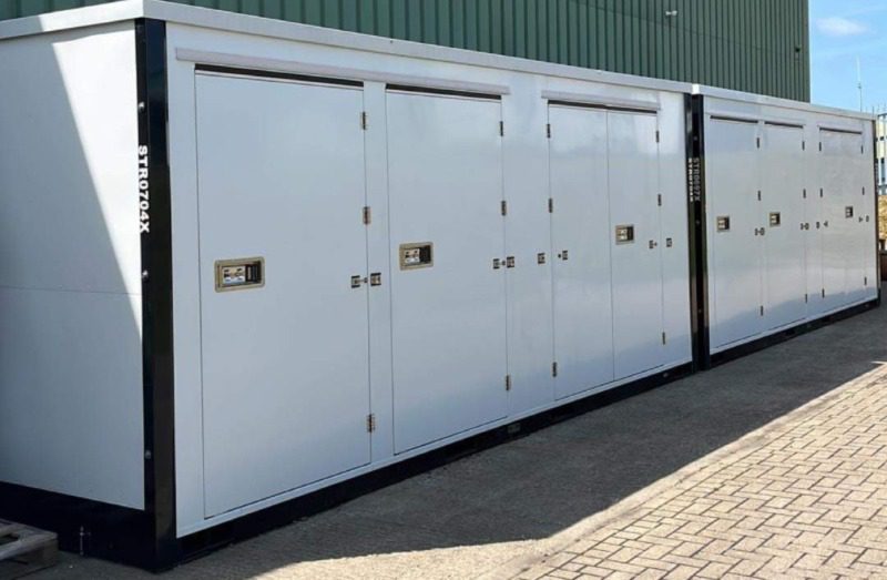 Secure and weatherproof outdoor storage rooms