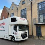 Britannia Alan Cook Truck park at the residential house in Norwich