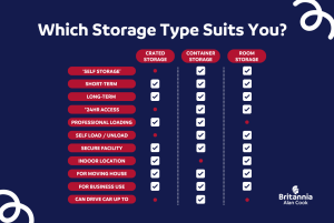 Storage Option Comparison Chart